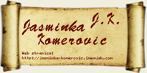 Jasminka Komerović vizit kartica